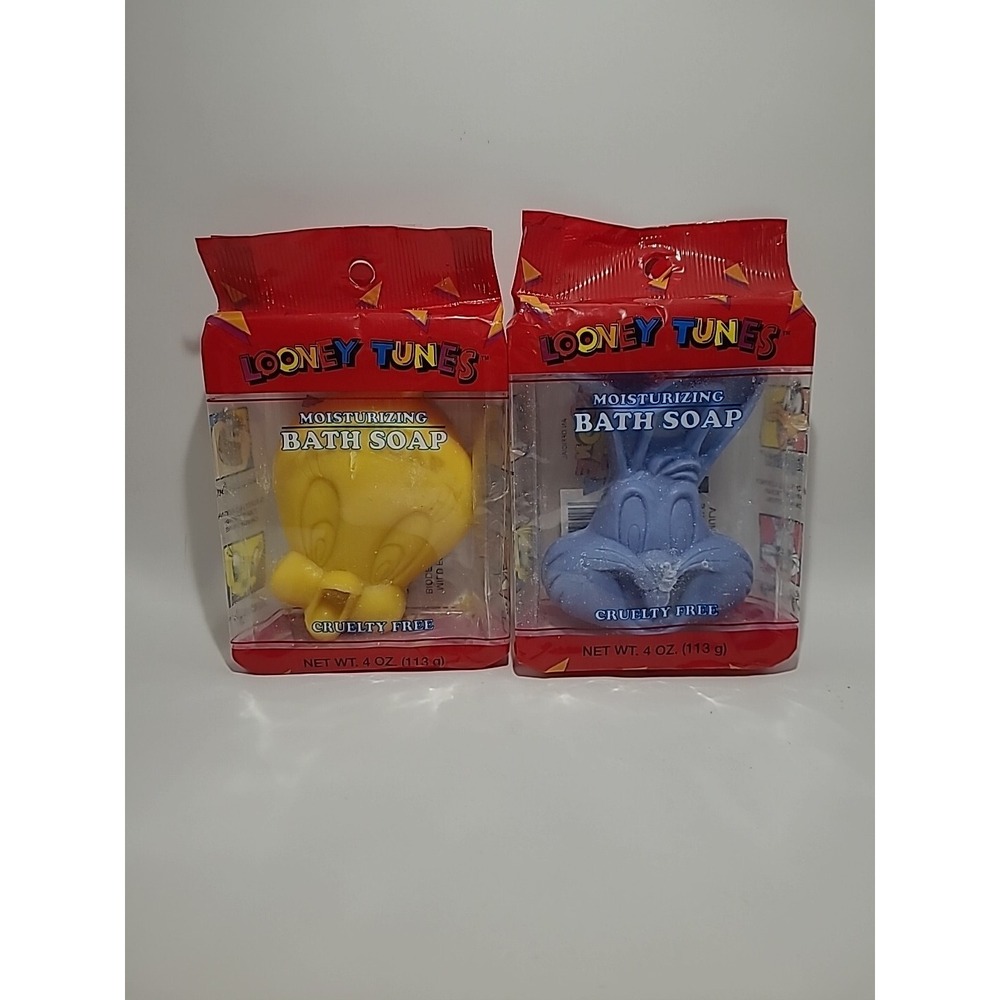 1993 Vintage Looney Tunes Hand Soap NIP Tweety Bird Bugs Bunny